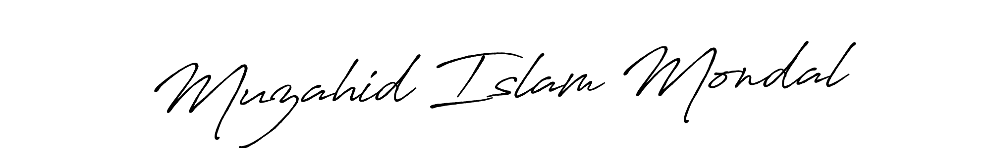You should practise on your own different ways (Antro_Vectra_Bolder) to write your name (Muzahid Islam Mondal) in signature. don't let someone else do it for you. Muzahid Islam Mondal signature style 7 images and pictures png