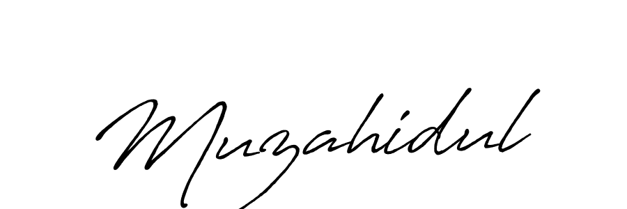 Make a beautiful signature design for name Muzahidul. Use this online signature maker to create a handwritten signature for free. Muzahidul signature style 7 images and pictures png