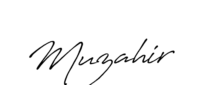 You should practise on your own different ways (Antro_Vectra_Bolder) to write your name (Muzahir) in signature. don't let someone else do it for you. Muzahir signature style 7 images and pictures png