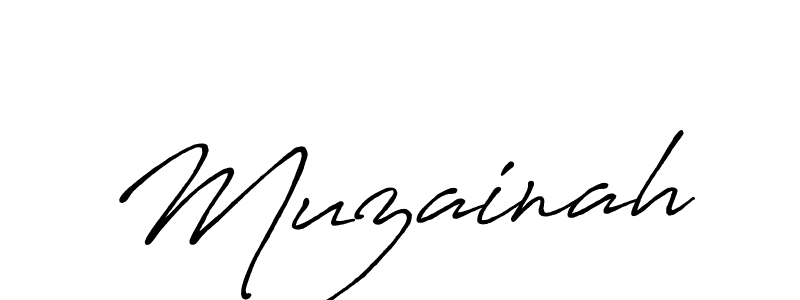 Once you've used our free online signature maker to create your best signature Antro_Vectra_Bolder style, it's time to enjoy all of the benefits that Muzainah name signing documents. Muzainah signature style 7 images and pictures png