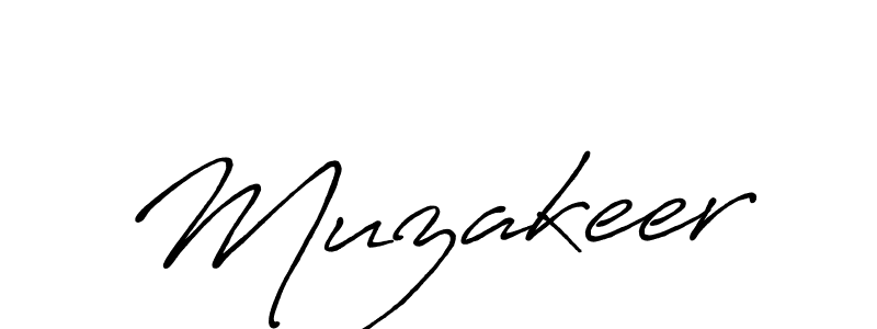 Make a beautiful signature design for name Muzakeer. With this signature (Antro_Vectra_Bolder) style, you can create a handwritten signature for free. Muzakeer signature style 7 images and pictures png