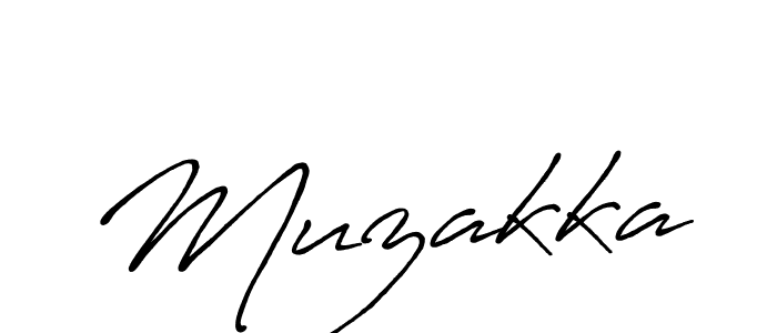 Create a beautiful signature design for name Muzakka. With this signature (Antro_Vectra_Bolder) fonts, you can make a handwritten signature for free. Muzakka signature style 7 images and pictures png