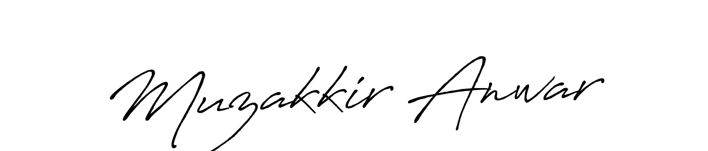 Make a beautiful signature design for name Muzakkir Anwar. Use this online signature maker to create a handwritten signature for free. Muzakkir Anwar signature style 7 images and pictures png