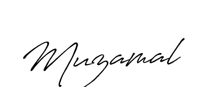 Also we have Muzamal name is the best signature style. Create professional handwritten signature collection using Antro_Vectra_Bolder autograph style. Muzamal signature style 7 images and pictures png