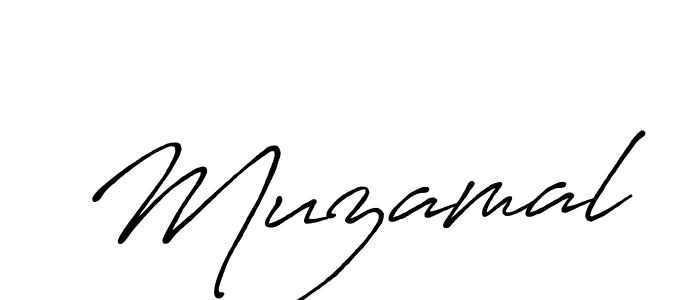 Also we have Muzamal name is the best signature style. Create professional handwritten signature collection using Antro_Vectra_Bolder autograph style. Muzamal signature style 7 images and pictures png