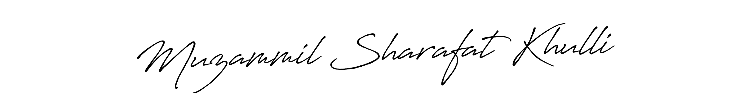 Make a beautiful signature design for name Muzammil Sharafat Khulli. Use this online signature maker to create a handwritten signature for free. Muzammil Sharafat Khulli signature style 7 images and pictures png