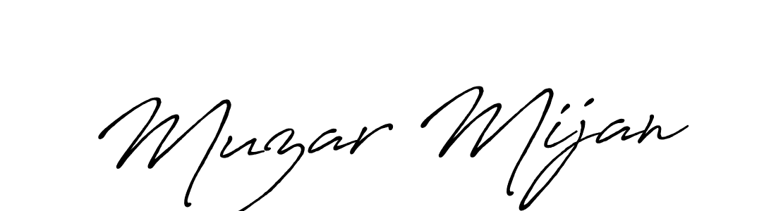 You should practise on your own different ways (Antro_Vectra_Bolder) to write your name (Muzar Mijan) in signature. don't let someone else do it for you. Muzar Mijan signature style 7 images and pictures png