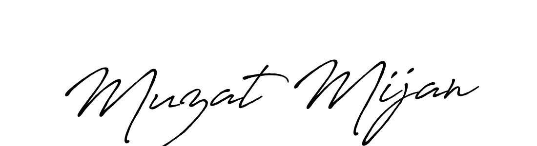 It looks lik you need a new signature style for name Muzat Mijan. Design unique handwritten (Antro_Vectra_Bolder) signature with our free signature maker in just a few clicks. Muzat Mijan signature style 7 images and pictures png