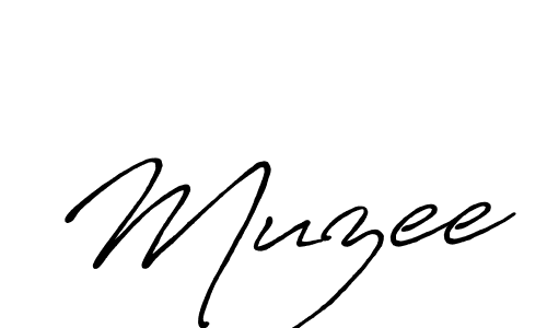 How to make Muzee name signature. Use Antro_Vectra_Bolder style for creating short signs online. This is the latest handwritten sign. Muzee signature style 7 images and pictures png
