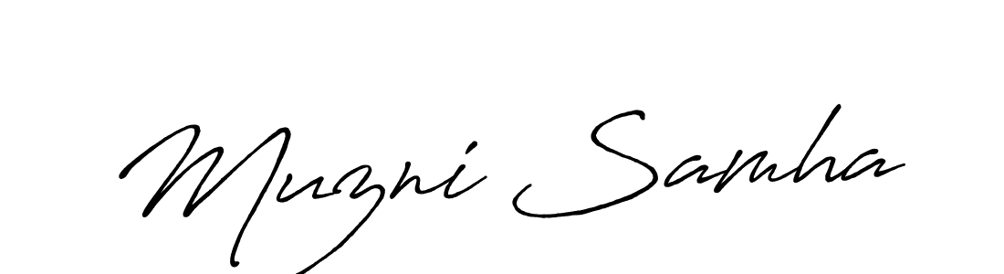 This is the best signature style for the Muzni Samha name. Also you like these signature font (Antro_Vectra_Bolder). Mix name signature. Muzni Samha signature style 7 images and pictures png