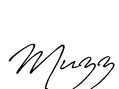 Muzz stylish signature style. Best Handwritten Sign (Antro_Vectra_Bolder) for my name. Handwritten Signature Collection Ideas for my name Muzz. Muzz signature style 7 images and pictures png