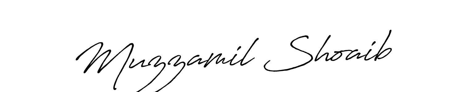 It looks lik you need a new signature style for name Muzzamil Shoaib. Design unique handwritten (Antro_Vectra_Bolder) signature with our free signature maker in just a few clicks. Muzzamil Shoaib signature style 7 images and pictures png