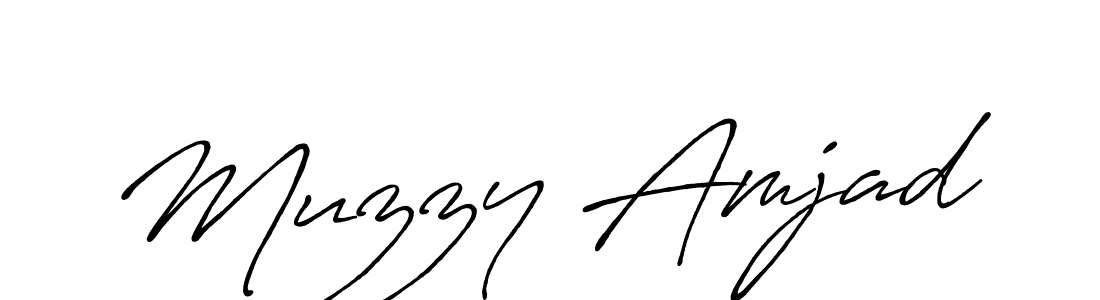 It looks lik you need a new signature style for name Muzzy Amjad. Design unique handwritten (Antro_Vectra_Bolder) signature with our free signature maker in just a few clicks. Muzzy Amjad signature style 7 images and pictures png