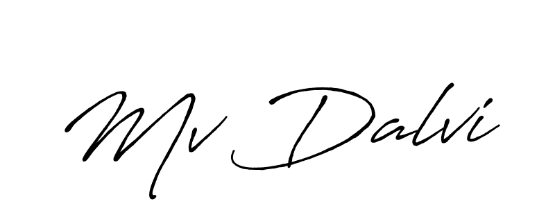 You should practise on your own different ways (Antro_Vectra_Bolder) to write your name (Mv Dalvi) in signature. don't let someone else do it for you. Mv Dalvi signature style 7 images and pictures png