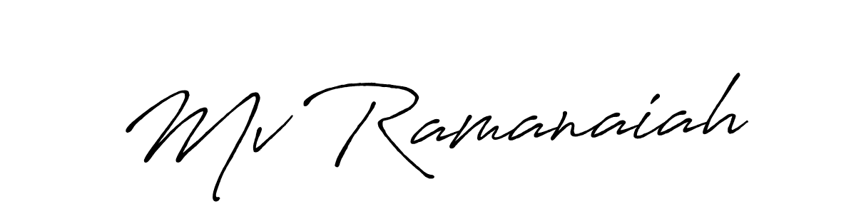 Make a short Mv Ramanaiah signature style. Manage your documents anywhere anytime using Antro_Vectra_Bolder. Create and add eSignatures, submit forms, share and send files easily. Mv Ramanaiah signature style 7 images and pictures png