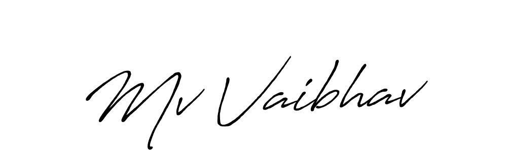 You can use this online signature creator to create a handwritten signature for the name Mv Vaibhav. This is the best online autograph maker. Mv Vaibhav signature style 7 images and pictures png