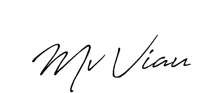 Also we have Mv Viau name is the best signature style. Create professional handwritten signature collection using Antro_Vectra_Bolder autograph style. Mv Viau signature style 7 images and pictures png