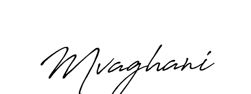 How to make Mvaghani signature? Antro_Vectra_Bolder is a professional autograph style. Create handwritten signature for Mvaghani name. Mvaghani signature style 7 images and pictures png