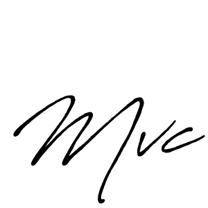 Create a beautiful signature design for name Mvc. With this signature (Antro_Vectra_Bolder) fonts, you can make a handwritten signature for free. Mvc signature style 7 images and pictures png