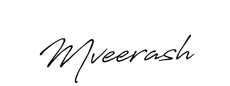 It looks lik you need a new signature style for name Mveerash. Design unique handwritten (Antro_Vectra_Bolder) signature with our free signature maker in just a few clicks. Mveerash signature style 7 images and pictures png