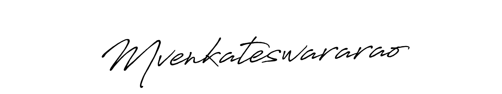 Design your own signature with our free online signature maker. With this signature software, you can create a handwritten (Antro_Vectra_Bolder) signature for name Mvenkateswararao. Mvenkateswararao signature style 7 images and pictures png