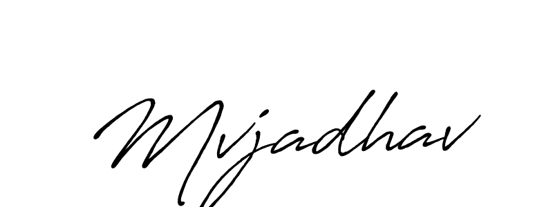 It looks lik you need a new signature style for name Mvjadhav. Design unique handwritten (Antro_Vectra_Bolder) signature with our free signature maker in just a few clicks. Mvjadhav signature style 7 images and pictures png