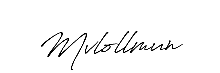 Make a beautiful signature design for name Mvlollmun. With this signature (Antro_Vectra_Bolder) style, you can create a handwritten signature for free. Mvlollmun signature style 7 images and pictures png