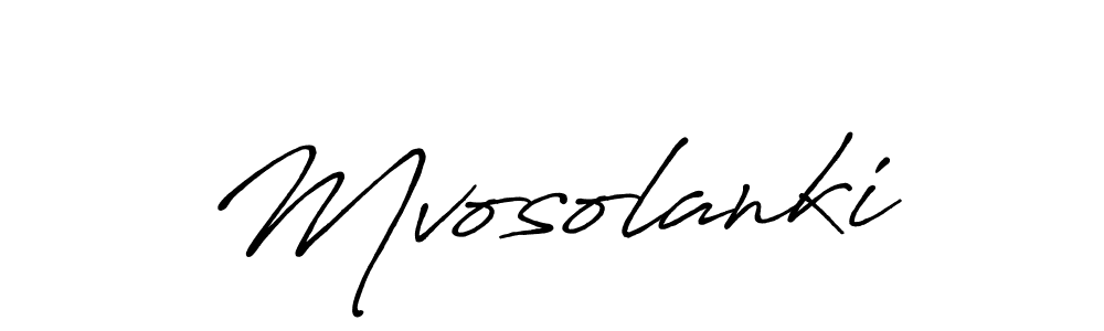 Also we have Mvosolanki name is the best signature style. Create professional handwritten signature collection using Antro_Vectra_Bolder autograph style. Mvosolanki signature style 7 images and pictures png