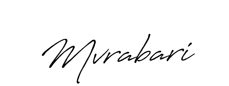 The best way (Antro_Vectra_Bolder) to make a short signature is to pick only two or three words in your name. The name Mvrabari include a total of six letters. For converting this name. Mvrabari signature style 7 images and pictures png