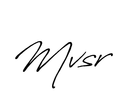 How to make Mvsr signature? Antro_Vectra_Bolder is a professional autograph style. Create handwritten signature for Mvsr name. Mvsr signature style 7 images and pictures png