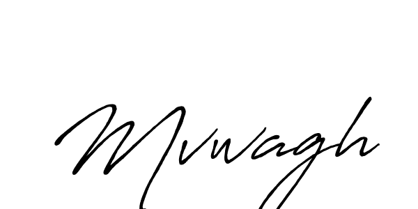Make a beautiful signature design for name Mvwagh. With this signature (Antro_Vectra_Bolder) style, you can create a handwritten signature for free. Mvwagh signature style 7 images and pictures png