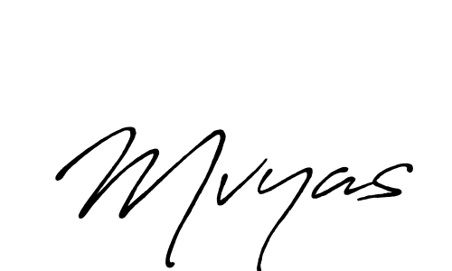 Similarly Antro_Vectra_Bolder is the best handwritten signature design. Signature creator online .You can use it as an online autograph creator for name Mvyas. Mvyas signature style 7 images and pictures png