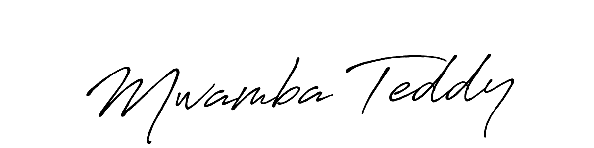 How to make Mwamba Teddy signature? Antro_Vectra_Bolder is a professional autograph style. Create handwritten signature for Mwamba Teddy name. Mwamba Teddy signature style 7 images and pictures png