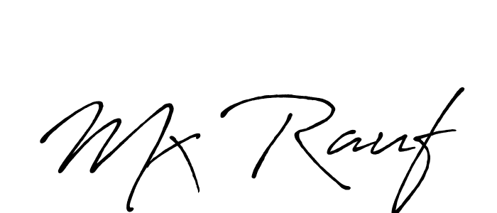Make a beautiful signature design for name Mx Rauf. Use this online signature maker to create a handwritten signature for free. Mx Rauf signature style 7 images and pictures png