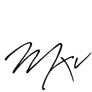 Create a beautiful signature design for name Mxv. With this signature (Antro_Vectra_Bolder) fonts, you can make a handwritten signature for free. Mxv signature style 7 images and pictures png