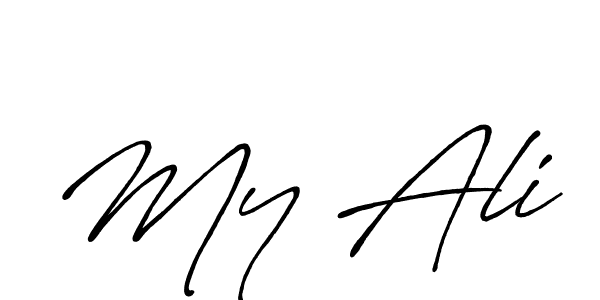 How to Draw My Ali signature style? Antro_Vectra_Bolder is a latest design signature styles for name My Ali. My Ali signature style 7 images and pictures png