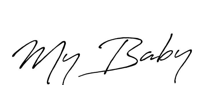 Antro_Vectra_Bolder is a professional signature style that is perfect for those who want to add a touch of class to their signature. It is also a great choice for those who want to make their signature more unique. Get My Baby name to fancy signature for free. My Baby signature style 7 images and pictures png