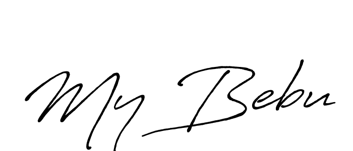 Once you've used our free online signature maker to create your best signature Antro_Vectra_Bolder style, it's time to enjoy all of the benefits that My Bebu name signing documents. My Bebu signature style 7 images and pictures png