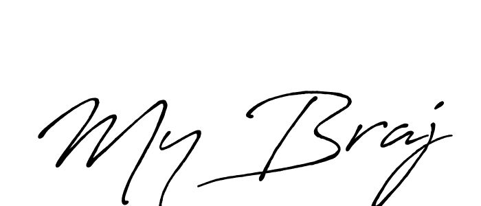 How to make My Braj signature? Antro_Vectra_Bolder is a professional autograph style. Create handwritten signature for My Braj name. My Braj signature style 7 images and pictures png