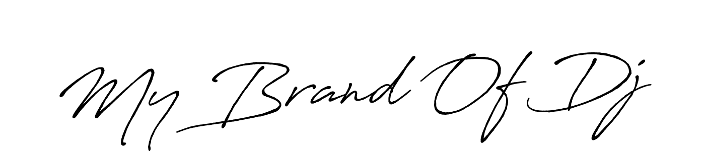 How to make My Brand Of Dj name signature. Use Antro_Vectra_Bolder style for creating short signs online. This is the latest handwritten sign. My Brand Of Dj signature style 7 images and pictures png