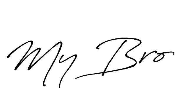 Once you've used our free online signature maker to create your best signature Antro_Vectra_Bolder style, it's time to enjoy all of the benefits that My Bro name signing documents. My Bro signature style 7 images and pictures png