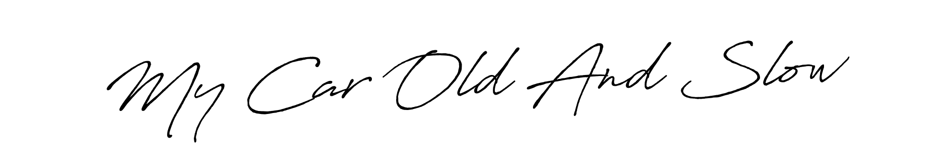 Best and Professional Signature Style for My Car Old And Slow. Antro_Vectra_Bolder Best Signature Style Collection. My Car Old And Slow signature style 7 images and pictures png