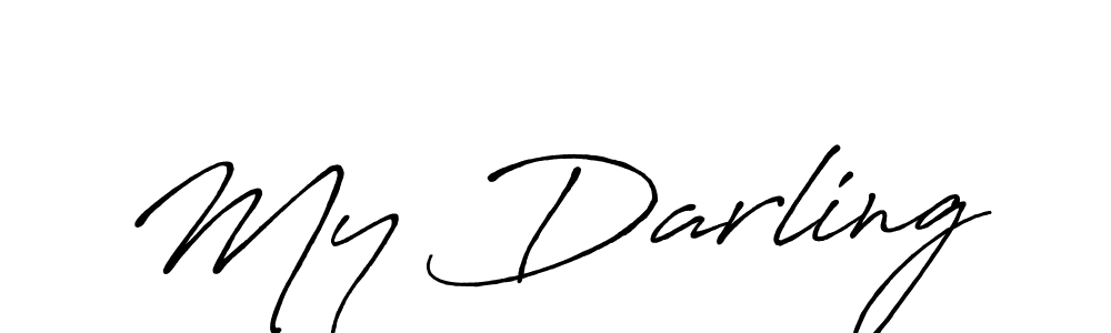 Once you've used our free online signature maker to create your best signature Antro_Vectra_Bolder style, it's time to enjoy all of the benefits that My Darling name signing documents. My Darling signature style 7 images and pictures png