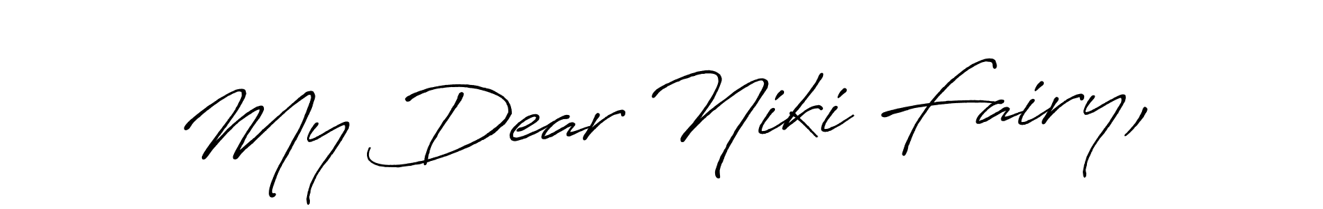 The best way (Antro_Vectra_Bolder) to make a short signature is to pick only two or three words in your name. The name My Dear Niki Fairy, include a total of six letters. For converting this name. My Dear Niki Fairy, signature style 7 images and pictures png