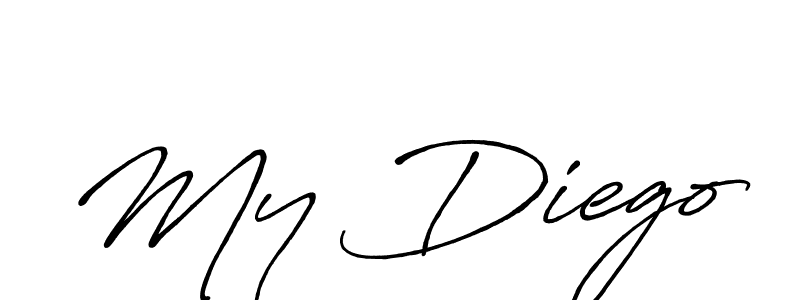 This is the best signature style for the My Diego name. Also you like these signature font (Antro_Vectra_Bolder). Mix name signature. My Diego signature style 7 images and pictures png