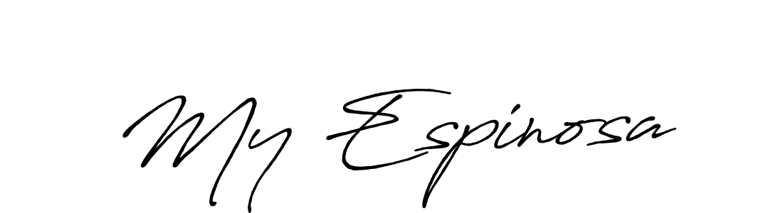 Make a beautiful signature design for name My Espinosa. Use this online signature maker to create a handwritten signature for free. My Espinosa signature style 7 images and pictures png