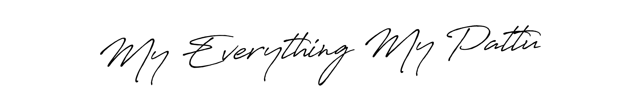Design your own signature with our free online signature maker. With this signature software, you can create a handwritten (Antro_Vectra_Bolder) signature for name My Everything My Pattu. My Everything My Pattu signature style 7 images and pictures png