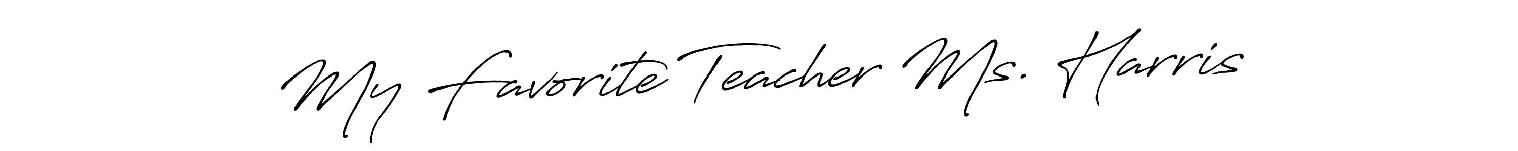 Also You can easily find your signature by using the search form. We will create My Favorite Teacher Ms. Harris name handwritten signature images for you free of cost using Antro_Vectra_Bolder sign style. My Favorite Teacher Ms. Harris signature style 7 images and pictures png