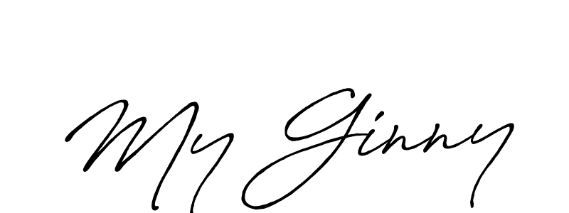 How to make My Ginny signature? Antro_Vectra_Bolder is a professional autograph style. Create handwritten signature for My Ginny name. My Ginny signature style 7 images and pictures png