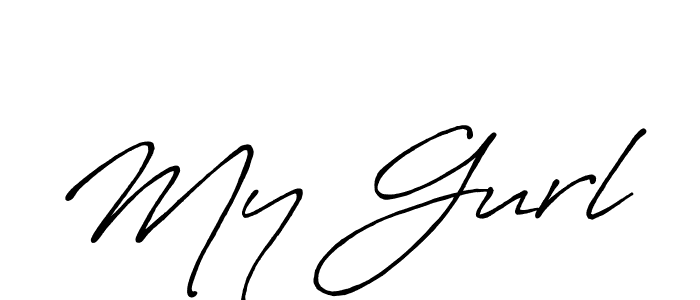 It looks lik you need a new signature style for name My Gurl. Design unique handwritten (Antro_Vectra_Bolder) signature with our free signature maker in just a few clicks. My Gurl signature style 7 images and pictures png